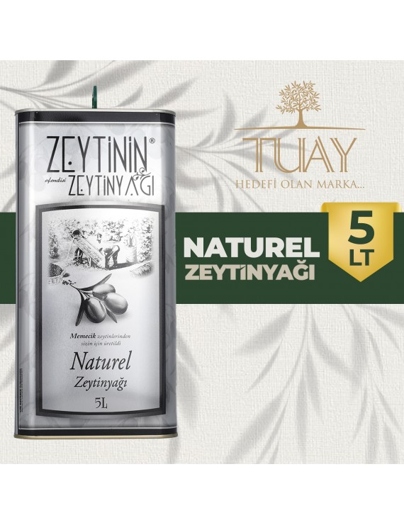 5 LT TENEKE YEMEKLİK NATUREL ZEYTİNYAĞI